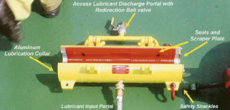 Wire Rope Cleaner and Lubricator System