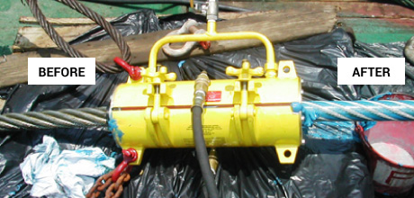 Wire Rope Cleaner and Lubricator System