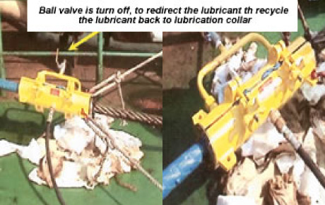 Wire Rope Cleaner and Lubricator System